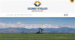 Desktop Screenshot of coloradopetroleumassociation.org